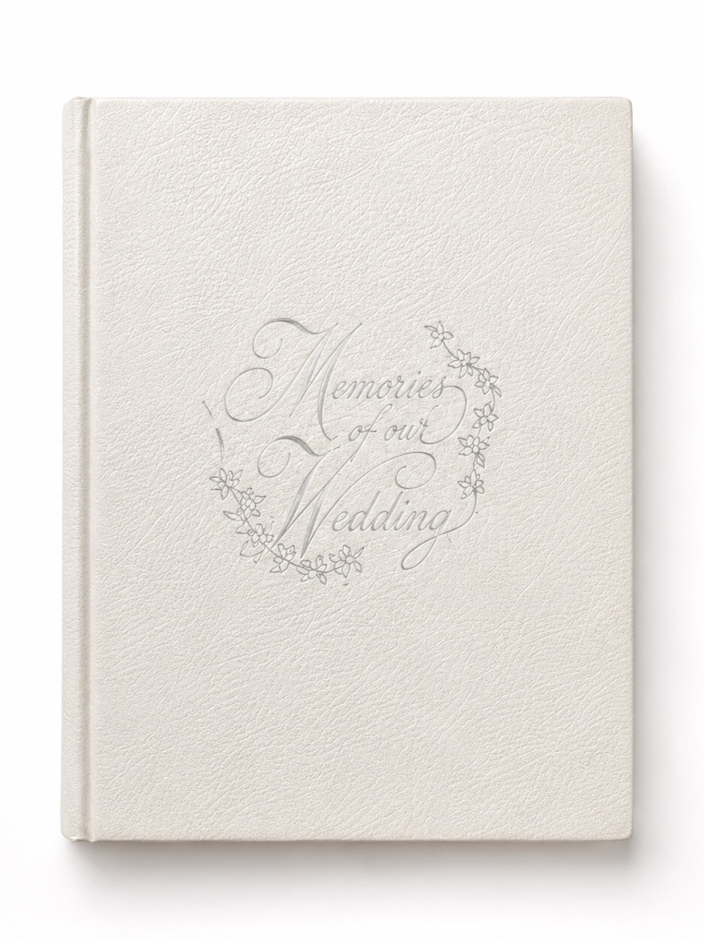 Memories of Our Wedding White Keepsake Album Vintage